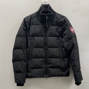 Men's Black Canada Goose Woodland Bombet Jacket Size M